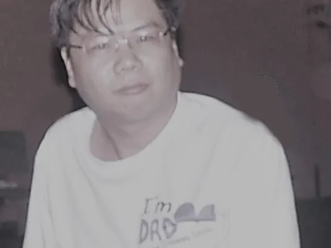 my portrait years ago in gray color