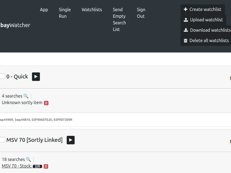 ebaywatcher web apps with django, selenium webdriver, djangorest api